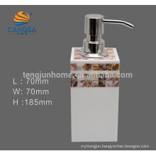Hot Sale Triangle Mussel Shell Liquid Hand Soap Dispenser for Bathroom Accessory